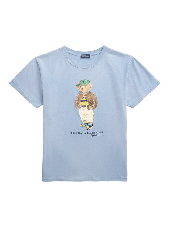Polo Ralph Lauren Polo Ralph Lauren Tricou 211971730001 Albastru celest Relaxed Fit