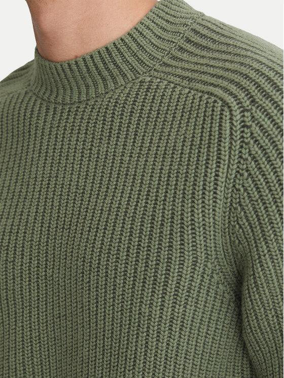 Marc O'Polo Marc O'Polo Džemper 429 6018 60318 Zelena Regular Fit