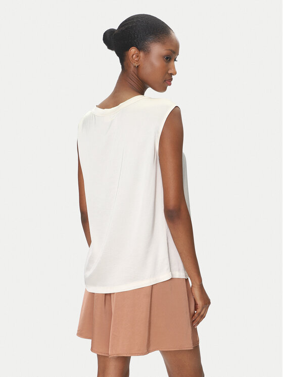 ViCOLO ViCOLO Majica TD0763 Écru Regular Fit