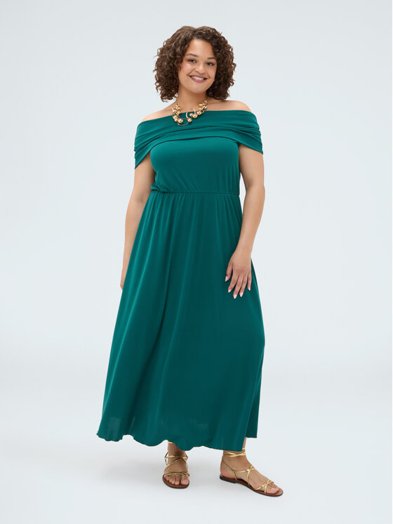 Fiorella Rubino Fiorella Rubino Sukienka wieczorowa 7004L001302N015 Zielony A-Line Fit
