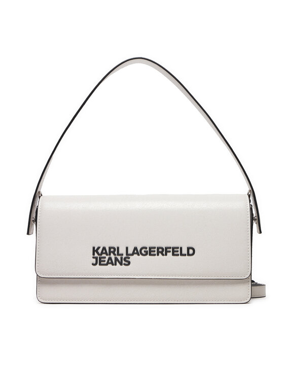 Karl Lagerfeld Jeans Ročna Torba 246J3097 Bela