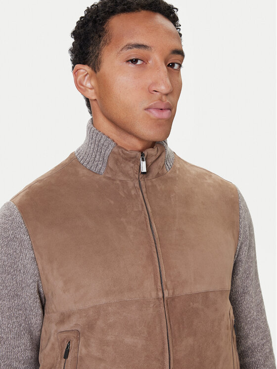 Paul&Shark Paul&Shark Prehodna jakna 15311218 Rjava Regular Fit