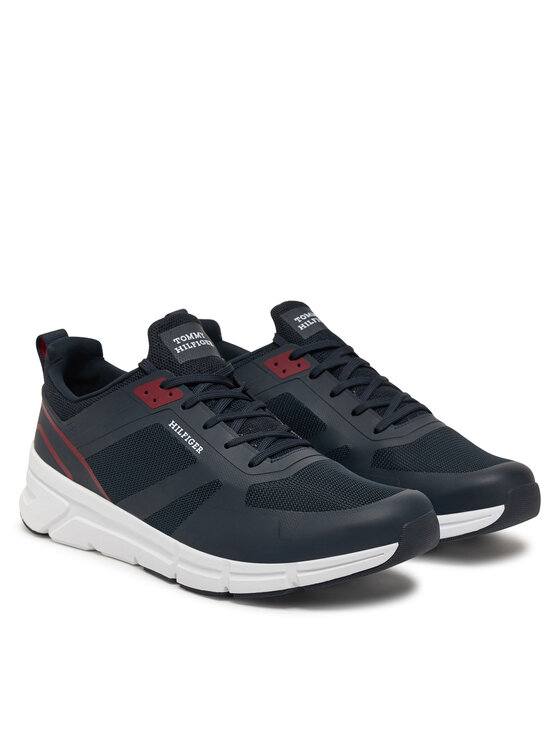 Tommy Hilfiger Tommy Hilfiger Sneakersy Modern Comfort Run Mix FM0FM05471 Granatowy