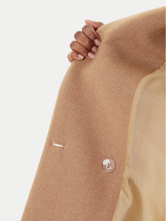 Rinascimento Rinascimento Wollmantel CFC0126218003 Beige Regular Fit