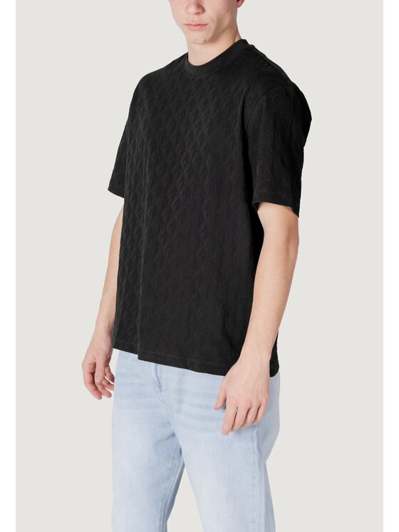 Armani Exchange Armani Exchange T-Shirt XM000268 AF10337 Czarny Shirt Fit