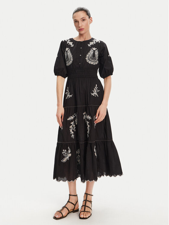 Pepe Jeans Pepe Jeans Kasdieninė suknelė Destiny PL953743 Juoda Regular Fit