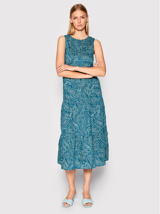 s.Oliver Kleid für den Alltag 2116884 Blau Regular Fit