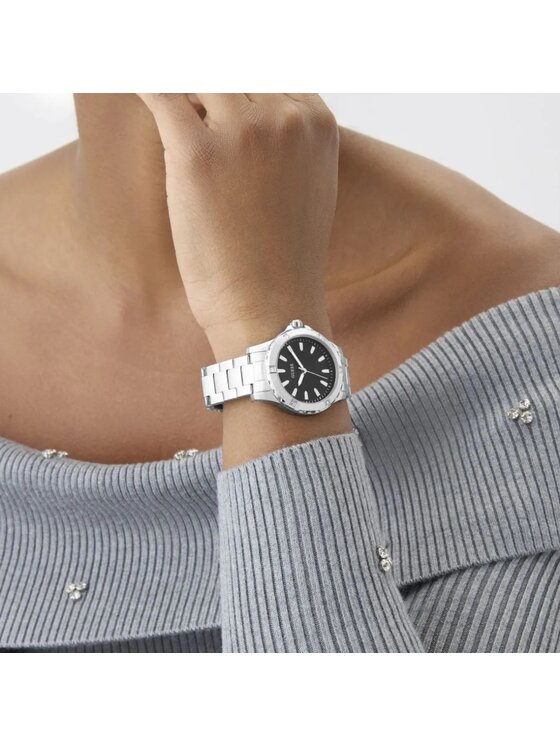 Guess Guess Hodinky GW0948L1 Stříbrná