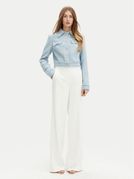Guess Guess Marynarka W5RN47 WGW82 Błękitny Regular Fit
