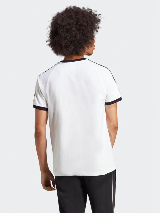 adidas adidas Tričko Adicolor Classics 3-Stripes T-Shirt IA4846 Biela Slim Fit