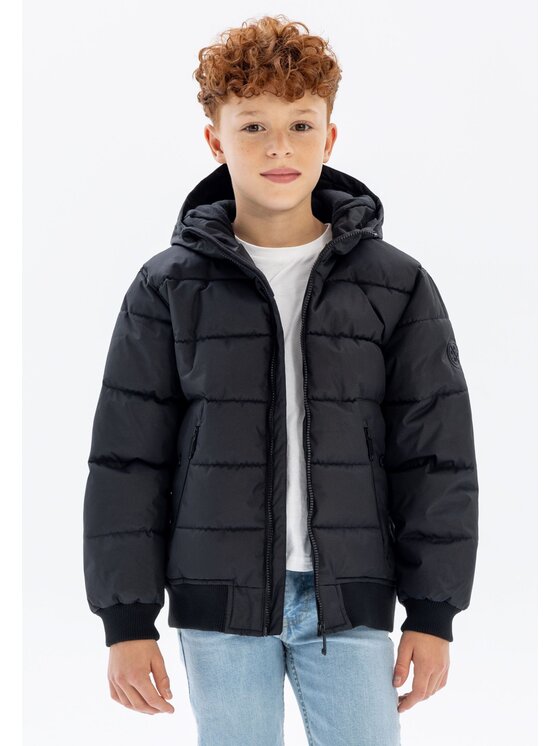 Kurtka zimowa, rozmiar 128 1/34, Czarny, 19coat76