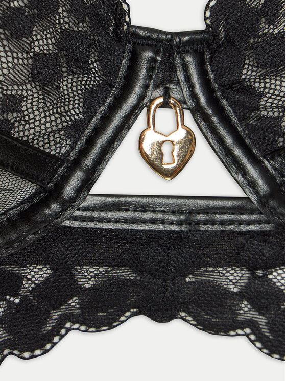 Hunkemöller Hunkemöller Liemenėlė su lankeliais Desire 204499 Juoda