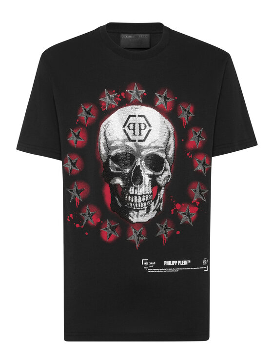 PHILIPP PLEIN PHILIPP PLEIN T-Shirt 23603 Černá Regular Fit