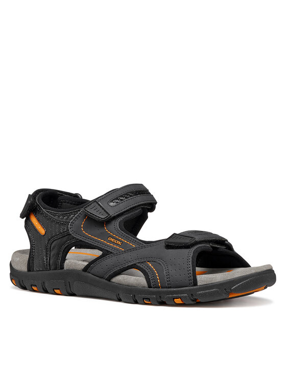 Geox Geox Sandali U Sandal Strada U8224D 0EKBC C4367 Črna
