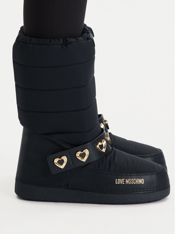 LOVE MOSCHINO LOVE MOSCHINO Sniega zābaki JA24192G1NISD00B Melns