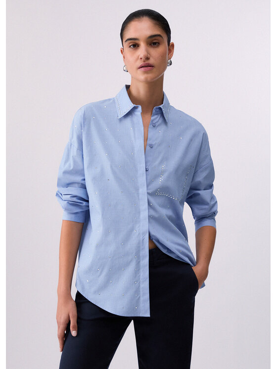 Liu Jo Liu Jo Camicia CA6168T520AP9653 Azzurro chiaro Regular Fit