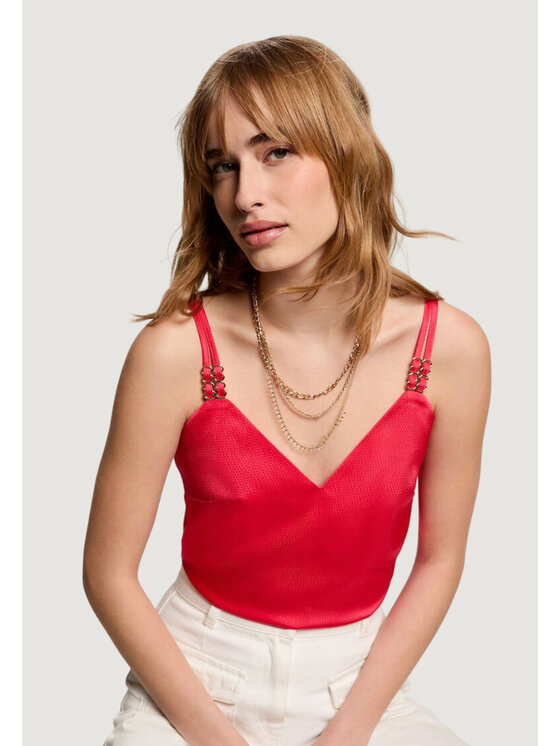 Morgan De Toi Morgan De Toi T-shirt BRASSIERE Corallo Casual Fit