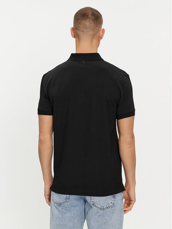 Calvin Klein Jeans Calvin Klein Jeans Tricou polo Institutional J30J325495 Negru Regular Fit