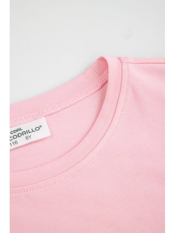 Coccodrillo Coccodrillo T-Shirt WC6143203GGK-033 Różowy Regular Fit