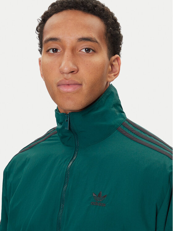 adidas adidas Bluză adicolor Woven Firebird JY1329 Verde Loose Fit