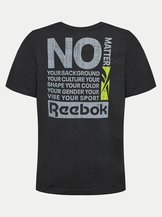 Reebok Reebok T-Shirt Unisex Not A Spectator 100075624 Černá Relaxed Fit