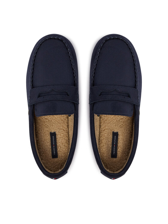 Tommy Hilfiger Tommy Hilfiger Sussid Hilfiger Driver House Shoe FM0FM06012 Tumesinine