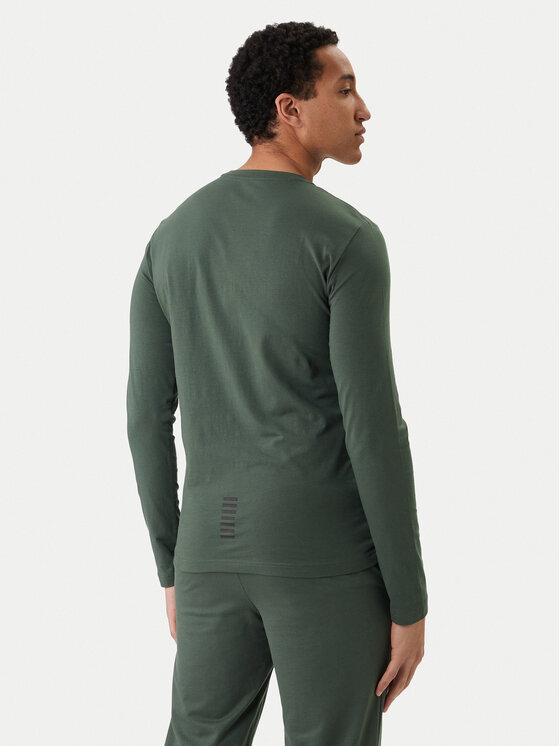 EA7 Emporio Armani EA7 Emporio Armani Majica z dolgimi rokavi 8NPT28 PJVQZ U7260 Zelena Slim Fit