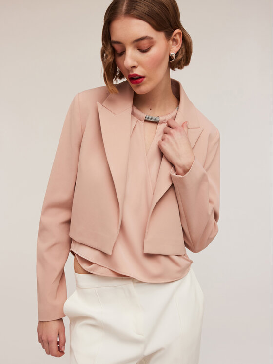 Motivi Motivi Giacca outdoor Q724Q100943N006 Rosa Regular Fit