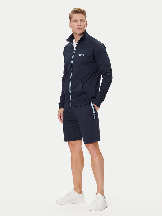 BOSS BOSS Pulóver Authentic 50545564 Sötétkék Regular Fit