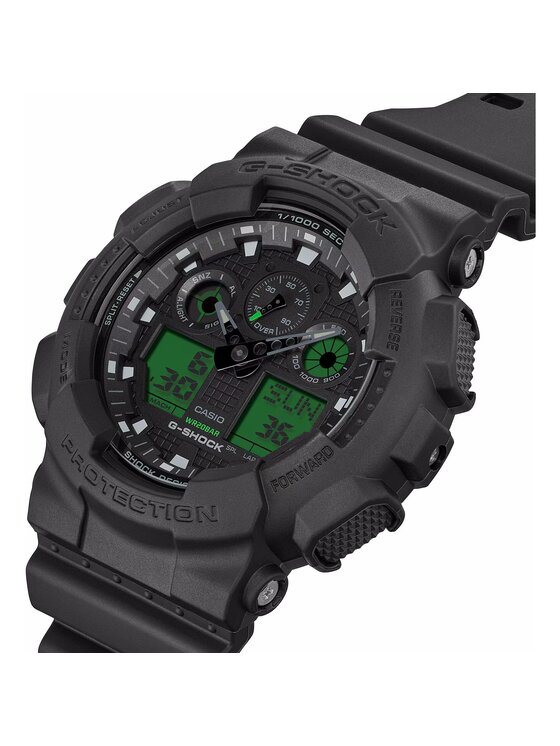 G-Shock G-Shock Zegarek GA-100BEG-1AER Czarny