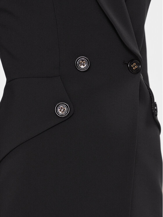 Elisabetta Franchi Elisabetta Franchi Abito da cocktail AB-562-41E2-V500 Nero Regular Fit