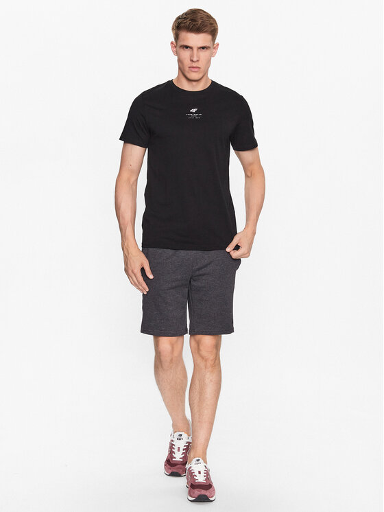 4F 4F Pantaloncini sportivi 4FSS23TSHOM156 Grigio Regular Fit