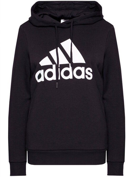 adidas adidas Μπλούζα W Bl Fl Hd GL0653 Μαύρο Regular Fit