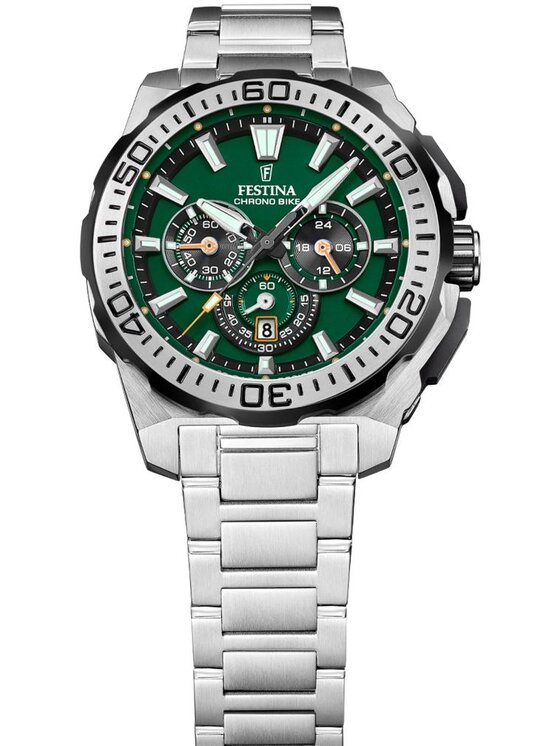 Festina Festina Zegarek F20724-3 Srebrny