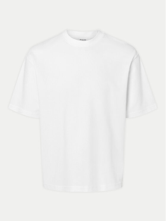 Selected Homme Selected Homme T-shirt 16094143 Bianco Loose Fit