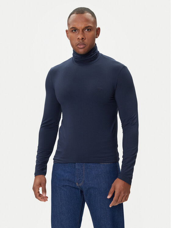 Emporio Armani Underwear Emporio Armani Underwear Rollkragenpullover EM000388 AF14988 UB102 Dunkelblau Slim Fit