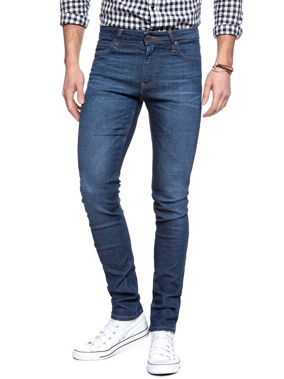 Lee Lee Jeansy MALONE Niebieski Skinny Fit