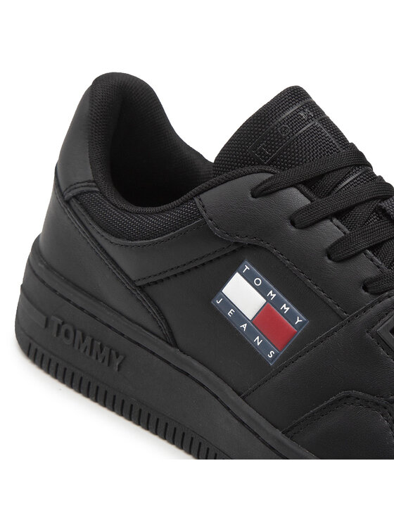 Tommy Jeans Tommy Jeans Αθλητικά Retro Basket EM0EM00955 Μαύρο