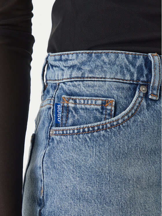 HUGO HUGO Jeans krilo Galanie 50561137 Modra Regular Fit