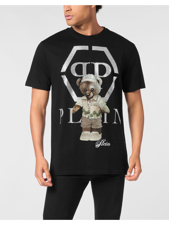 PHILIPP PLEIN PHILIPP PLEIN T-Shirt 27065 Czarny Regular Fit