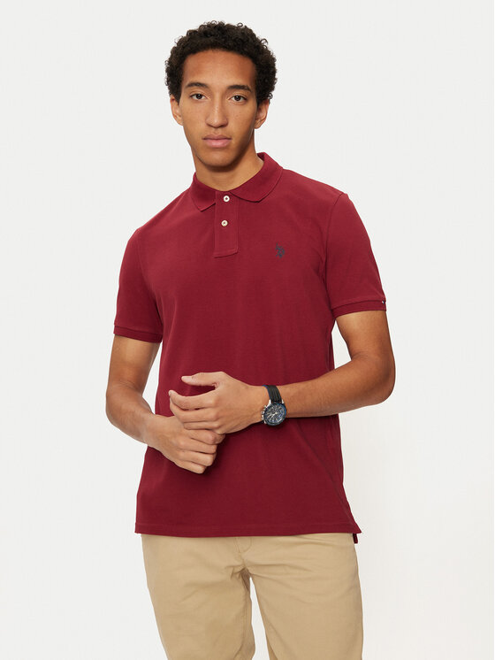 U.S. Polo Assn. Polo MUP3312 Rosso Regular Fit, taglia : XXL