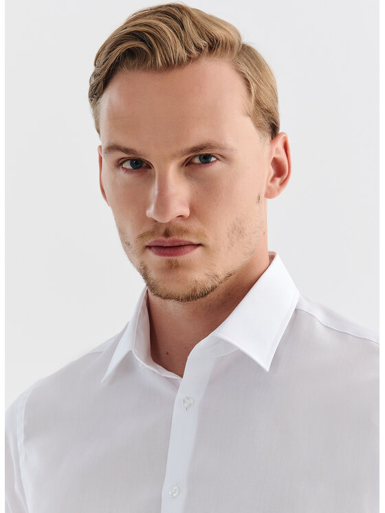 Pako Lorente Pako Lorente Koszula P000B-1X-001 Biały Slim Fit