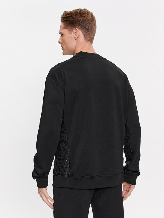 Guess Guess Sweatshirt Gaston Z4RQ01 KBO62 Schwarz Regular Fit