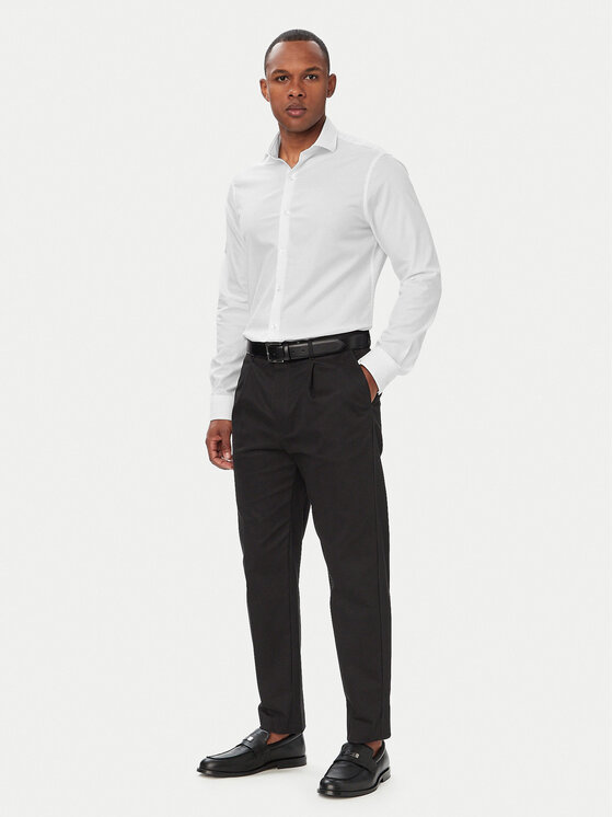 Calvin Klein Calvin Klein Marškiniai LV019EU120 Balta Slim Fit
