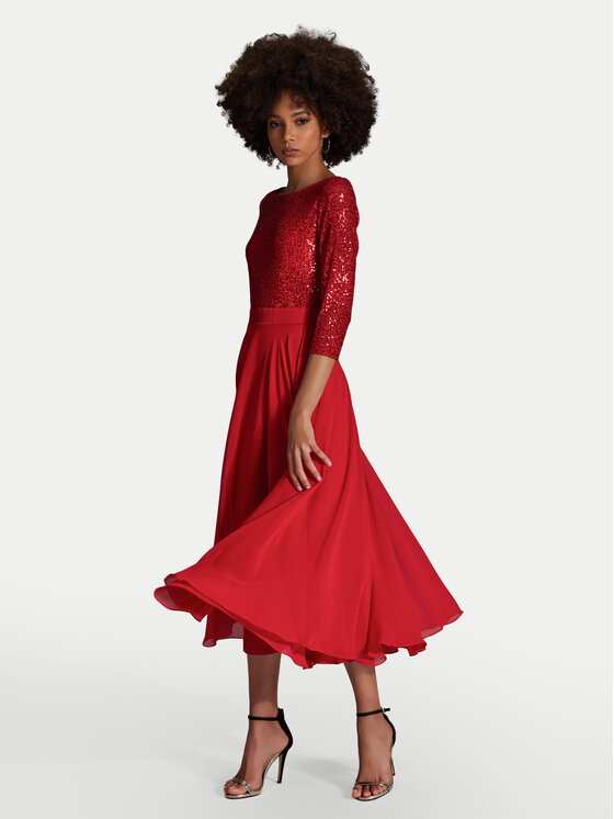 GownTown Abito A Due Pezzi Anni '50 – Con Mantello In Chiffon, Vita Naturale, Per Matrimoni E Feste, Donna