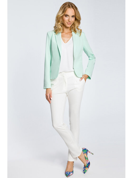 Made of Emotion Made of Emotion Marynarka M030 Zielony Casual Fit