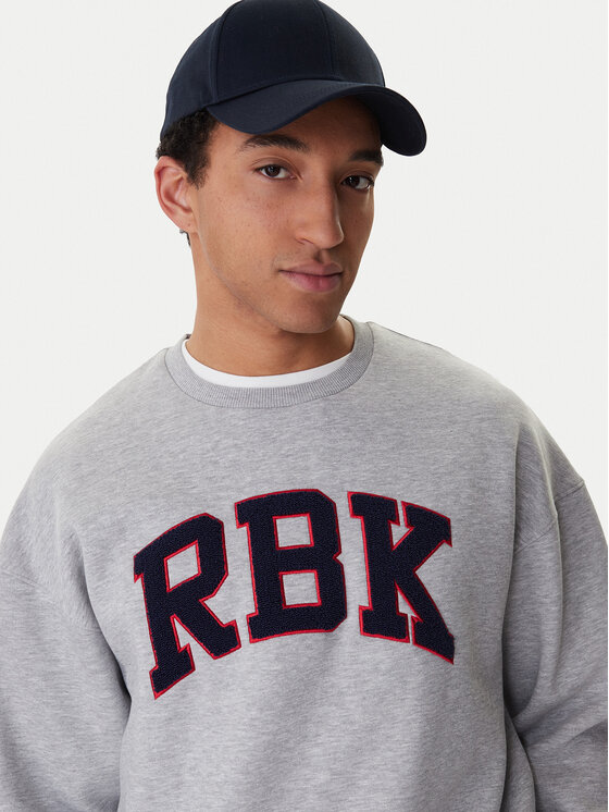 Reebok Reebok Mikina Barry RK25553CCM Sivá Relaxed Fit