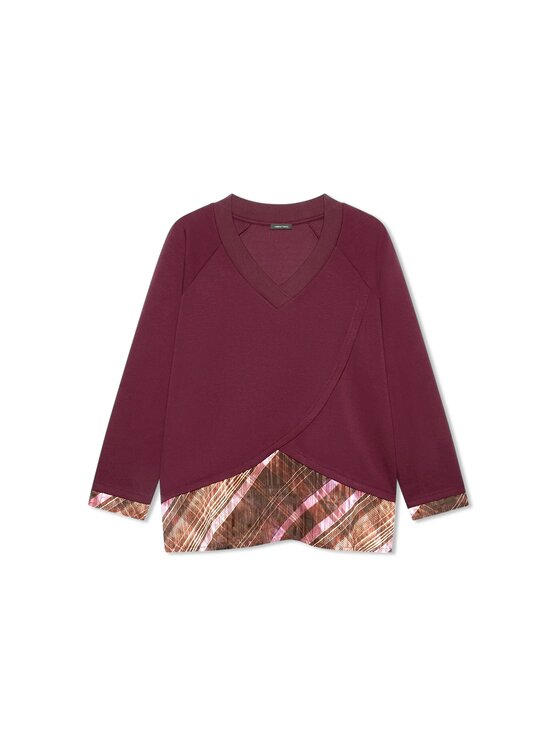Fiorella Rubino Fiorella Rubino Felpa G899L009520N036 Bordeaux Regular Fit