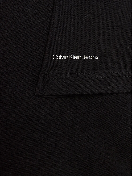 Calvin Klein Jeans Calvin Klein Jeans Marškinėliai IG0IG02136 Juoda Boxy Fit