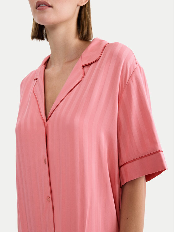 Triumph Triumph Cămașă de noapte Amourette Jacquard 10227274 Roz Regular Fit